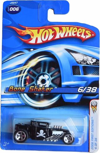 Matchbox Hot Wheels Bone Shaker, 2006 First Editions 6/38 [Black], J3247 in Saudi Arabia