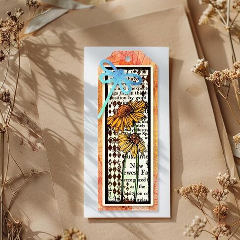Vintage Flowers Plants Label Frame Clear Stamps and Lace Label Cutting Dies Set for DIY Scrapbooking Cards Making Decorative Photo Album Notebook in Saudi Arabia