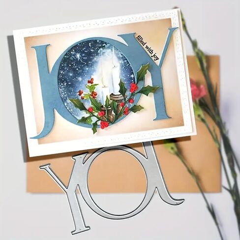 قطع قوالب معدنية من Word Joy، قوالب قطع معدنية كبيرة لمهرجانات الفرح من أجل قطع استنسل للصور DIY قالب قصاصات ورقية مزخرفة لصنع بطاقات القصاصات in Saudi Arabia