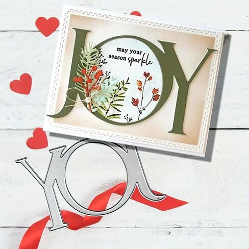 قطع قوالب معدنية من Word Joy، قوالب قطع معدنية كبيرة لمهرجانات الفرح من أجل قطع استنسل للصور DIY قالب قصاصات ورقية مزخرفة لصنع بطاقات القصاصات in Saudi Arabia