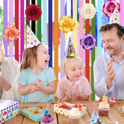 36 Rolls of 36 Color Crepe Paper for Flowers Making 295 ft Bulk Crepe Paper Sheets with 100 Flower Rods and 6 Rolls Tape for Bouquet Wrapping Paper, DIY Carfts, Wedding, Party (10 Inch x 8.2 FT/Roll) in Saudi Arabia