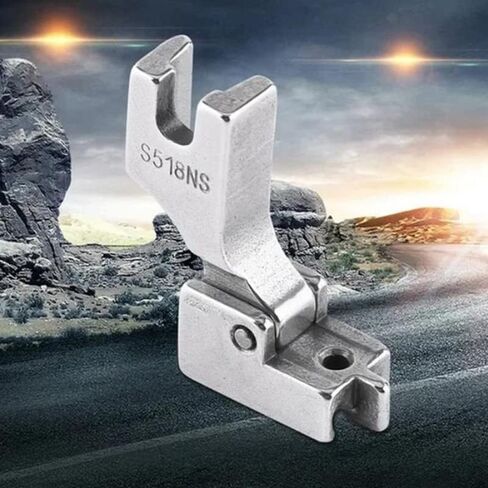 Acxico All Steel 3 pc Industrial Flat Bed Sewing Machine Invisible Zipper Presser Foot Replacement Sewing Machine Accessories in Saudi Arabia