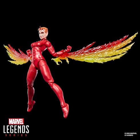 سلسلة Marvel Legends Phoenix (Rachel Summers)، Excalibur #1 (1988) مجسم شخصية X-Men مستوحاة من القصص المصورة مقاس 6 بوصات مع ملحق هزلي بحجم الشخصية in Kuwait