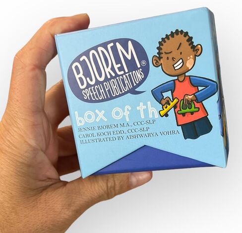 Bjorem Speech® Box of TH – بطاقات علاج النطق والتوعية الصوتية لأصوات TH الصوتية وغير الصوتية | أداة جذابة لتطوير الكلام للأطفال 3+ in Kuwait