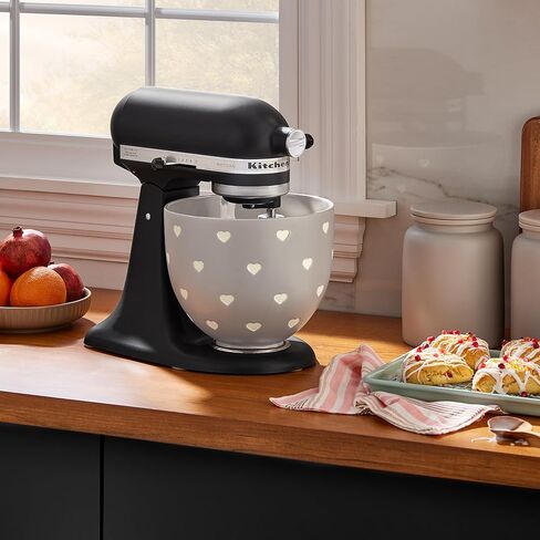 KitchenAid 5-Quart Layered Hearts Ceramic Bowl for KitchenAid Tilt-Head Stand Mixer in Saudi Arabia