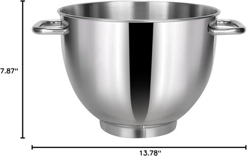 ZACME سعة 8.4QT وعاء من الفولاذ المقاوم للصدأ، خلاط حامل 8.4QT، خلاط حامل 7.4QT in Kuwait