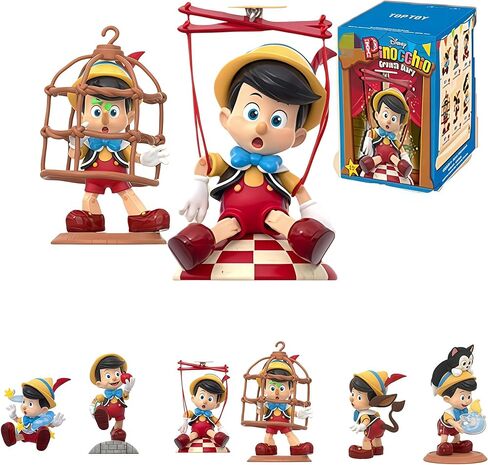 MINISO Disney Pinocchio Growth Diary Series Figurine - Cute Desktop Decoration & Creative Birthday Gift (1 Piece Random) in Saudi Arabia