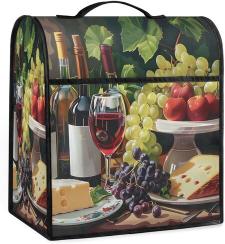 Kitchen Aid Mixer Cover Compatible with 6-8 Quarts Cute Kitchen Gnome Stand Mixer Cover Ethnic Elephant Blue Dust Cover with Zipper Pocket Kitchen Aid Mixer Accessories Kitchen Appliance Organizer Bag in Kuwait