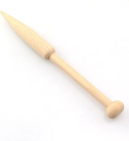 JCBIZ 2PCS Crochet Hook Needle Loom Threading Winding Round Bobbin Knitting Needle 170mm/6.7in for Sweaters Scarves Carpets Wall Hangings Woolen Crafts DIY Crafts in Saudi Arabia