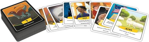 لعبة بطاقات الجدول الزمني Asmodee (تحديث 2025) - لعبة تاريخ تعليمي ممتعة وتوافه للعائلات والأصدقاء، ضع الأحداث بترتيب زمني، للأعمار من 8 سنوات فما فوق، 2-6 لاعبين، وقت لعب لمدة 15 دقيقة in Saudi Arabia