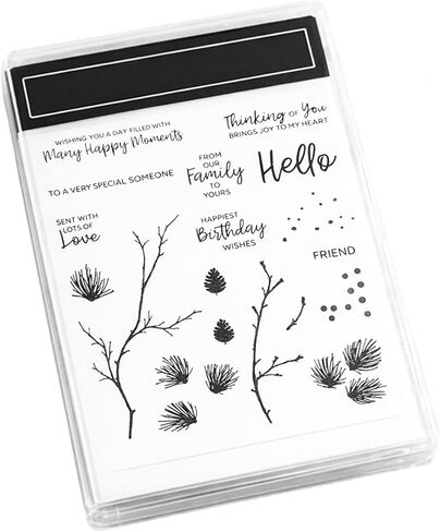 2025-2026 Newests Stamps, Branch Themed Stamp Set, Stamps for Card Making Suitable for Scrapbooking and Gift Design in Saudi Arabia