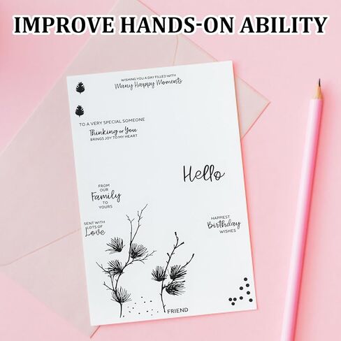 2025-2026 Newests Stamps, Branch Themed Stamp Set, Stamps for Card Making Suitable for Scrapbooking and Gift Design in Saudi Arabia