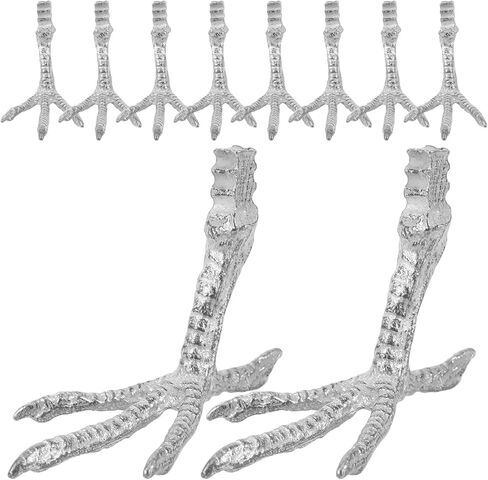 10pcs Realistic Bird Feet Iron Parrot Paw Statue Replacement Artificial Bird Making Parts Supplies for DIY Crafts in Saudi Arabia