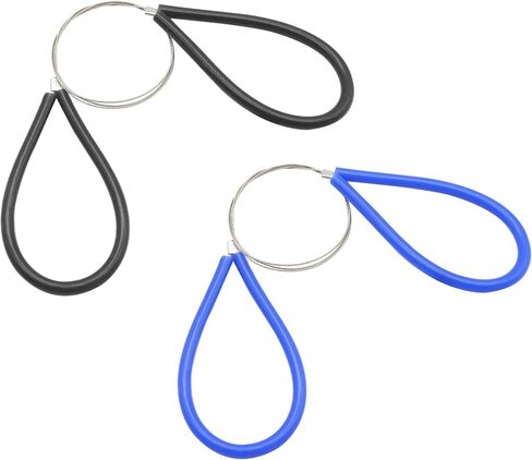 Moicstiy 2 Pcs Clay Cutter Wire, Pottery Wire Tool with Black and Blue Handle for Ceramic Sculpting, Studio Crafting & Wheel Throwing in Saudi Arabia