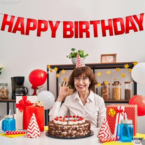 لافتة عيد ميلاد سعيد باللون الأحمر اللامع من كاتشون - معلقة مسبقًا، 10 أقدام | علامة عيد ميلاد سعيد حمراء لزينة عيد الميلاد | لافتة عيد ميلاد، إكليل عيد ميلاد سعيد | ديكور حفلة عيد ميلاد in Kuwait