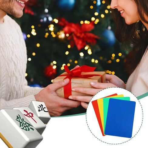 4 قطع من خلاط بلاط الماجونج، وبطاقات الماجونج، أداة خلط سريعة، ملحقات الماجونج، هدايا لمحبي الماجونج (الأحمر، الأخضر، الأزرق، الأصفر) in Saudi Arabia