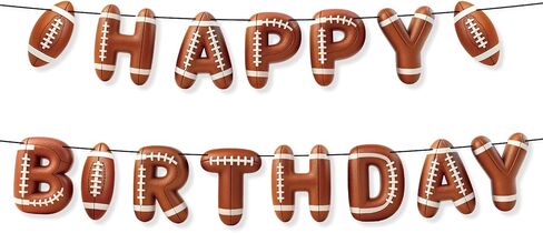 Sport Birthday Banner, 3D Sport Theme Happy Birthday Banner Decoration Funny Ball Themed Party Supplies Suitable for Kids Teenagers Adults (Baseball) in Saudi Arabia