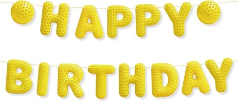 Sport Birthday Banner, 3D Sport Theme Happy Birthday Banner Decoration Funny Ball Themed Party Supplies Suitable for Kids Teenagers Adults (Baseball) in Saudi Arabia