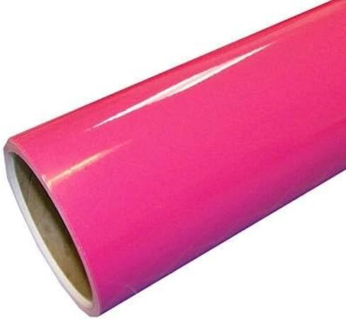 12" x 10 Ft Roll of Glossy Oracal 651Vinyl for Craft Cutters and Vinyl Sign Cutters (Pink) in Saudi Arabia