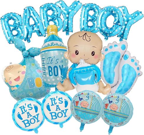 16 Pcs Baby Girl Balloons Pink Its A Girl Balloon Foil Baby Shower Balloons for Welcome Baby Girl Decorations in Saudi Arabia