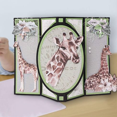 3D Card Shape Die Cuts for Card Making, Rectangular Shaped Gift Card Cutting Dies Sets Oval Banner Box Dies Stencils Embossing Template for Scrapbooking DIY Cards Album Crafts Supplies in Saudi Arabia