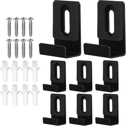 8Pcs Metal Mirror Clips, Mirror Holder Clips, 1/2" Wide Channel, Heavy Duty Mirrors Hangers Mirrors Mounting Hardware for The Wall in Saudi Arabia