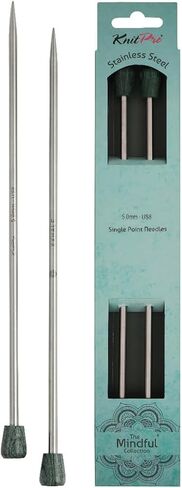 KnitPro The Mindful Collection Single Pointed Needle 10" (25cm) | US Size 9 (5.5mm) in Saudi Arabia