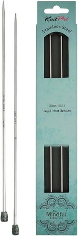 KnitPro The Mindful Collection Single Pointed Needle 10" (25cm) | US Size 9 (5.5mm) in Saudi Arabia