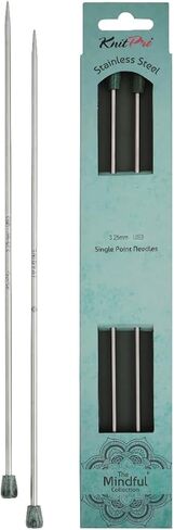 KnitPro The Mindful Collection Single Pointed Needle 10" (25cm) | US Size 9 (5.5mm) in Saudi Arabia