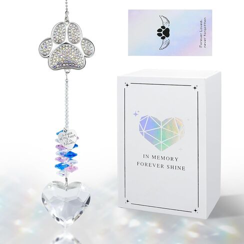 Dog Memorial Gifts for Loss of Dog, Pet Loss Sympathy, Cat Death Remembrance Gift for Pet Lovers, Cat Bereavement Ornament with Sympathy Card in Saudi Arabia