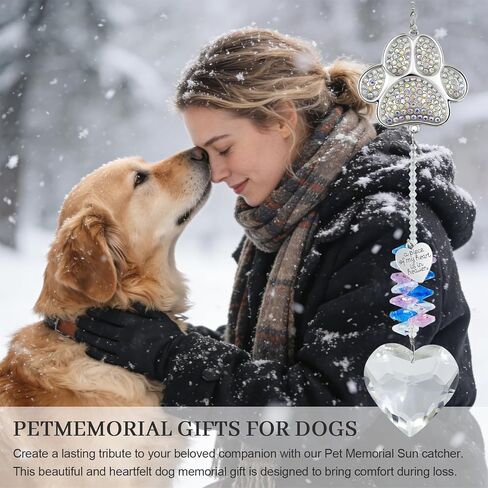 Dog Memorial Gifts for Loss of Dog, Pet Loss Sympathy, Cat Death Remembrance Gift for Pet Lovers, Cat Bereavement Ornament with Sympathy Card in Saudi Arabia