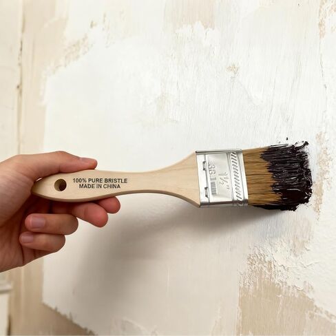 2-Piece Paint Brush Set, All-Purpose Brushes for Latex, Oil Paints and Stains, for Interior, Exterior, Furniture and DIY Home Improvement Projects in Saudi Arabia