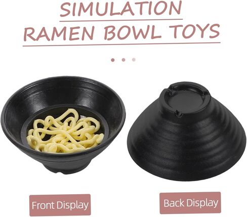 BESPORTBLE Ramen Bowl Set 15pcs Miniature Food Toys Dollhouse Dishes Prop Food for Boys and Girls DIY Dollhouse Accessory Enhance Imagination and Fine Motor Skills in Kuwait