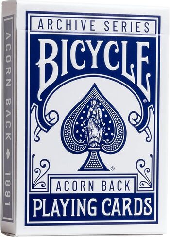 Bicycle Archive Series Acorn Back 1891 Playing Cards, Poker Size Standard Index in Saudi Arabia