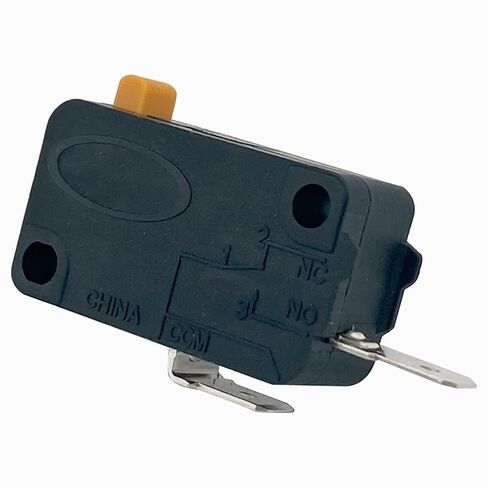 SZM-V16-FD-63 Microwave Oven Door Switch Replacement (3-Pack), 16A 125/250V 2-Pin Normally Open (NO) Micro Switch, Compatible with Samsung, GE, LG, Kenmore - Fixes Heating & Interlock Issues in Saudi Arabia