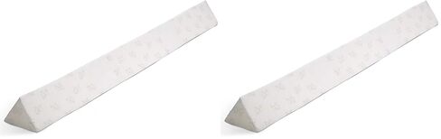 Serta Perfect Sleeper Extra Long Foam Bedrail - Guardrail for Toddlers & Kids with Water-Resistant, Non-Slip & Machine Washable Cover - 2pk, White in Saudi Arabia