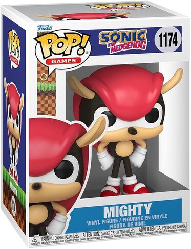 فانكو بوب! الألعاب: Sonic The Hedgehog - Mighty - مجسم من الفينيل قابل للتجميع - فكرة هدية - بضائع رسمية - ألعاب للأطفال والكبار - محبي ألعاب الفيديو - نموذج مجسم لهواة الجمع in Kuwait