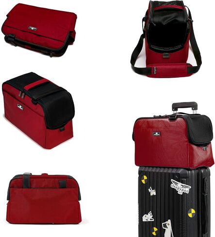 Sleepypod Atom - Airline Approved Pet Carrier and Crash-Tested Car Seat for Cats and Dogs up to 12 lbs. (Strawberry Red) in Saudi Arabia