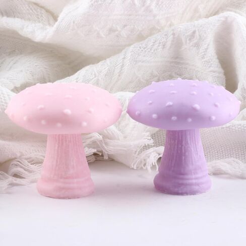 Mushroom Candle Silicone Molds Mushroom Candle Mold Mushrooms Resin Casting Mold for Home Decorate Candles Making Aromatherapy Gypsum Candles Clay Craft in Saudi Arabia