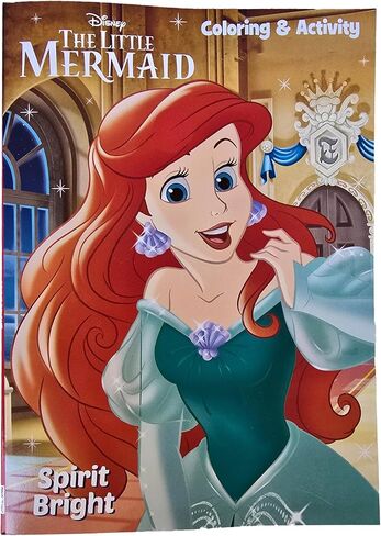 Dreamtivity Disney The Little Mermaid Coloring & Activity Book – Spirit Bright, Ages 3+, Includes Cut-Out Doorhanger in Saudi Arabia