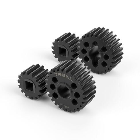 مجموعة تروس بوابة Treal Harden Steel Overdrive OD (15T/26T) للمحور 1/8 AXP8 Gilamon، Overdrive 24% in Saudi Arabia