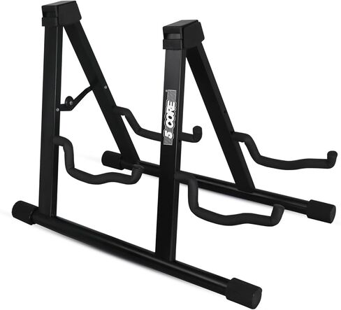 5 Core Double Guitar Stand Floor Adminable Heachtive A Frame قابلة للطي الصوتي الكهربائي الباندولين بانجو حامل الكمان يقف GSS 2N1 YLW in Saudi Arabia