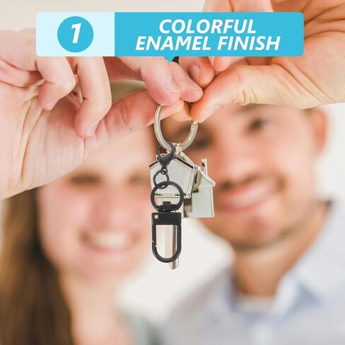20pcs Swivel Lobster Clasp Keychain Rings for DIY Jewelry Making Colorful Mini Snap Hooks Sturdy Metal Clips for Crafting Bags and Lanyards Accessories in Saudi Arabia
