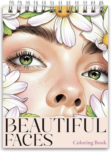 Bomichi Adult Coloring Book for Women, 30 Sheets People Coloring Books for Gift to Relax and Relieve Anxiety in Kuwait