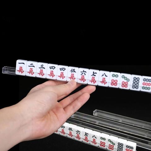 ibasenice 4Pcs Mini Mahjong Racks U-Shaped Slot Tile Holders Portable Lightweight Travel Mahjong Accessories Organizer Stable Tile Display Stand in Saudi Arabia