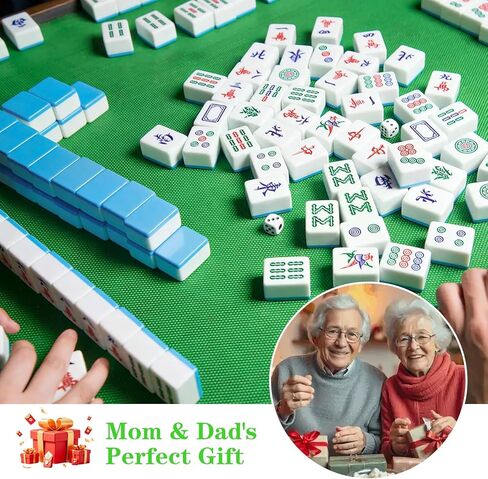 5Pcs Mahjong Line Reader, Mahjong Card Line Reader, Mah Jong Accessories for Ma Jiang Players (Blue) in Saudi Arabia
