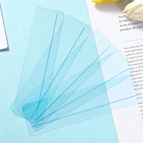 5Pcs Mahjong Line Reader, Mahjong Card Line Reader, Mah Jong Accessories for Ma Jiang Players (Blue) in Saudi Arabia