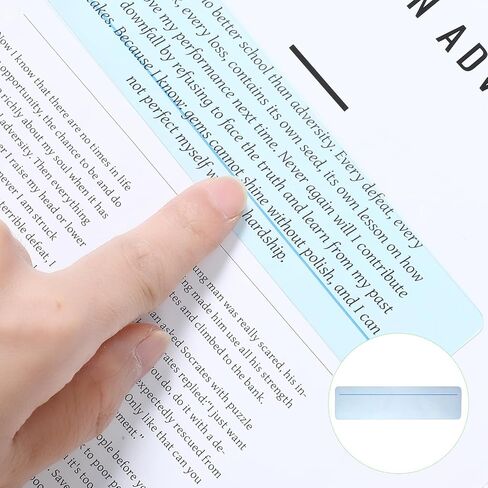 5Pcs Mahjong Line Reader, Mahjong Card Line Reader, Mah Jong Accessories for Ma Jiang Players (Blue) in Saudi Arabia