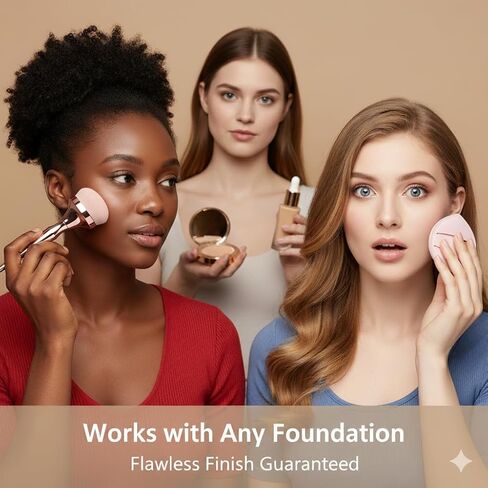 فرشاة كبيرة للبودرة المعدنية، فرشاة غبار للأظافر، فرشاة مكياج كريم الأساس، فرشاة بودرة وفرشاة أحمر الخدود للمكياج اليومي (ملون)... in Kuwait