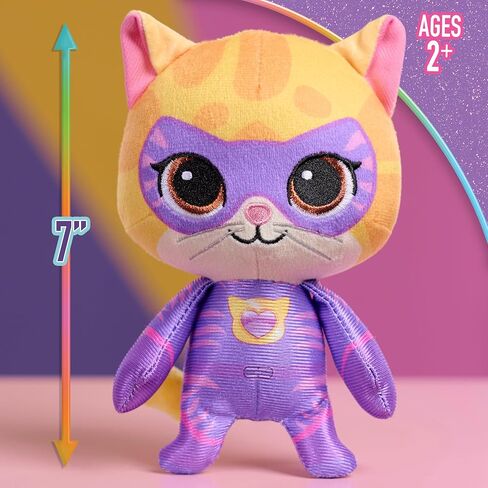 Disney Jr. SuperKitties Small 8-inch Plush Sparks Stuffed Animal, Su-Purr Wild Outfit, Kitten, Toy for Fans, Girls, Kids, Easter Basket Fillers, Gifts, Presents, Ages 2 and Up by Just Play in Saudi Arabia